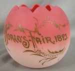 Cracked Egg Design Mount Washington Worlds Fair 1893 Souvenir