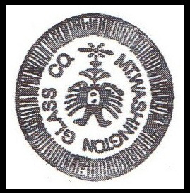 MT. Washington Glass Co. Round Mark MT. Washington Glass Co. Round Mark
