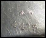 MW Mark on Silver by Mount Washington